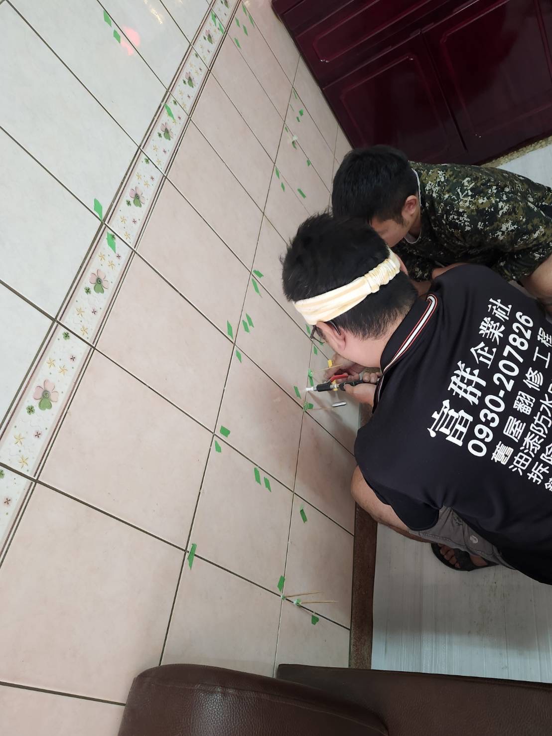 彰化磁磚空心灌注工程